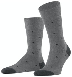 Falke Dotted Socks Dark Steel Melange