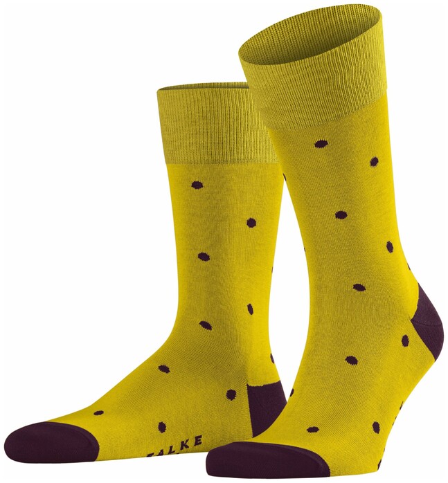 Falke Dotted Socks Deep Yellow