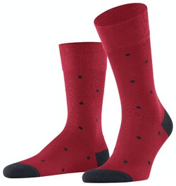 Falke Dotted Socks Sokken Scarlet Melange