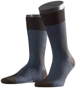 Falke Fine Shadow Sok Socks Blue-Brown