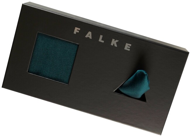 Falke Giftbox Airport with Pocket Square Socks Marble