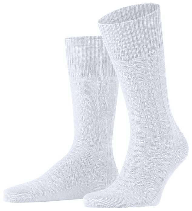 Falke Joint Knit Socks White