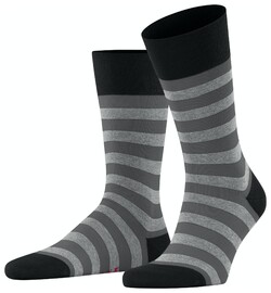 Falke Mapped Line Socks Black