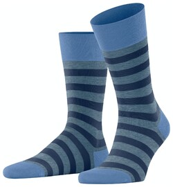 Falke Mapped Line Socks Bonnie Blue