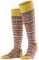 Falke Microblock Stripe Knee-Highs Mustard