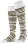 Falke Microblock Stripe Knee-Highs Off White