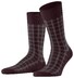 Falke Modern Tailor Check Socks Barolo