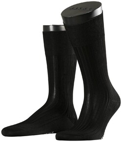 Falke No. 10 Socks Egyptian Karnak Cotton Black