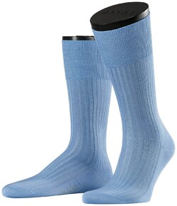 Falke No. 10 Socks Egyptian Karnak Cotton Blue