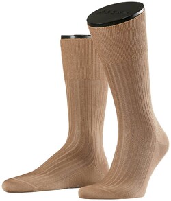 Falke No. 10 Socks Egyptian Karnak Cotton Brownie Melange