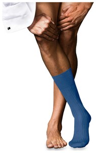 Falke No. 10 Socks Egyptian Karnak Cotton Sokken Deep Water