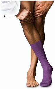 Falke No. 10 Socks Egyptian Karnak Cotton Sokken Galaxy Purple