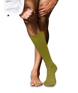 Falke No. 13 Finest Piuma Cotton Knee High Knee-Highs Vegetal