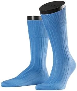 Falke No. 13 Finest Piuma Cotton Socks Linen Blue