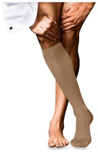 Falke No. 2 Finest Cashmere Kniekousen Camel
