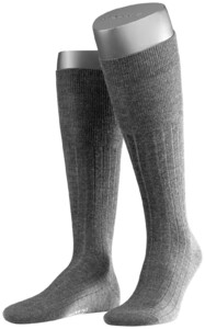 Falke No. 2 Finest Cashmere Kniekousen Knee-Highs Anthracite Grey
