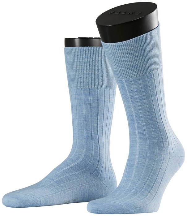 Falke No. 2 Socks Finest Cashmere Sky Blue Melange