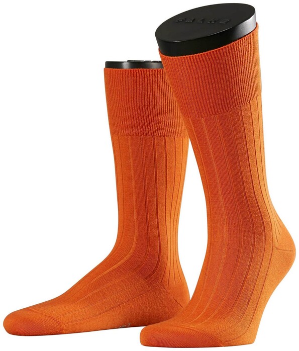 Offer Enten patroon Falke No. 2 Socks Finest Cashmere Sokken in kleur Oranje | Jan Rozing  Mannenmode