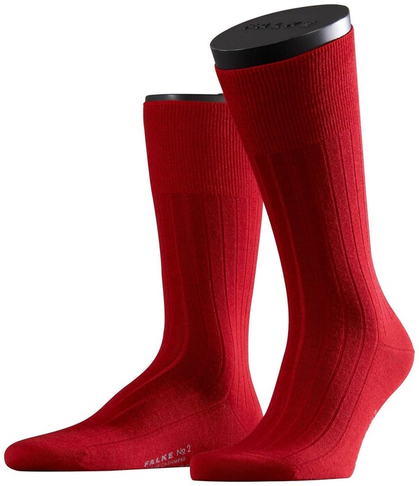 Falke No. 2 Socks Finest Cashmere Sokken Scarlet