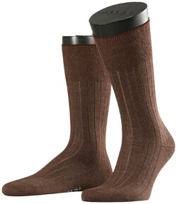 Falke No. 2 Socks Finest Cashmere Sokken Teak Melange