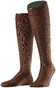 Falke No. 3 Finest Camel and Silk Kniekous Knee-Highs Mid Brown