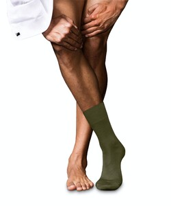 Falke No. 6 Socks Finest Merino and Silk Sokken Military Green