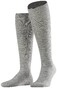 Falke No. 7 Finest Merino Kniekousen Knee-Highs Extra Light Grey Melange