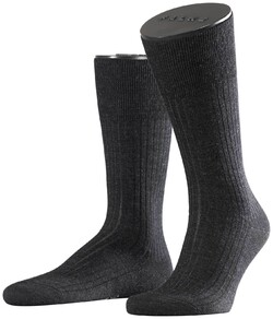 Falke No. 7 Socks Finest Merino Anthracite Grey