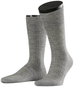 Falke No. 7 Socks Finest Merino Extra Light Grey Melange