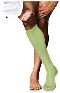Falke No. 9 Egyptian Karnak Cotton Kniekous Knee-Highs Lemon