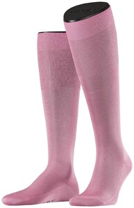 Falke No. 9 Egyptian Karnak Cotton Kniekous Knee-Highs Soft Pink