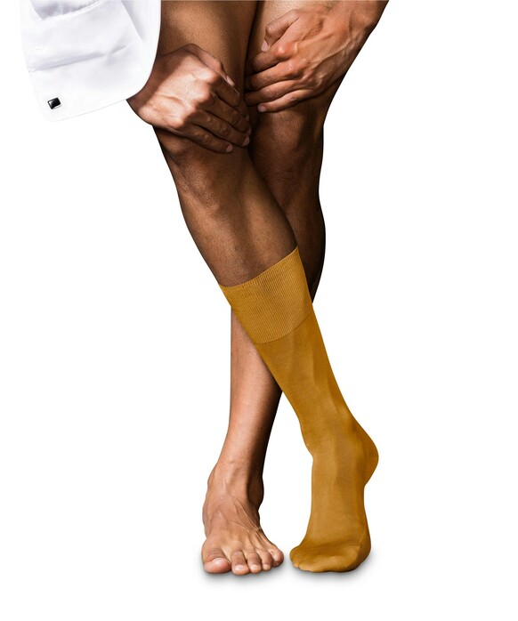 Falke No. 9 Socks Egyptian Karnak Cotton Amber