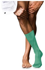 Falke No. 9 Socks Egyptian Karnak Cotton Ocean Green