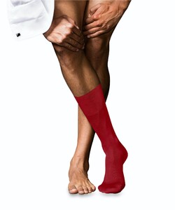Falke No. 9 Socks Egyptian Karnak Cotton Socks Cardinal