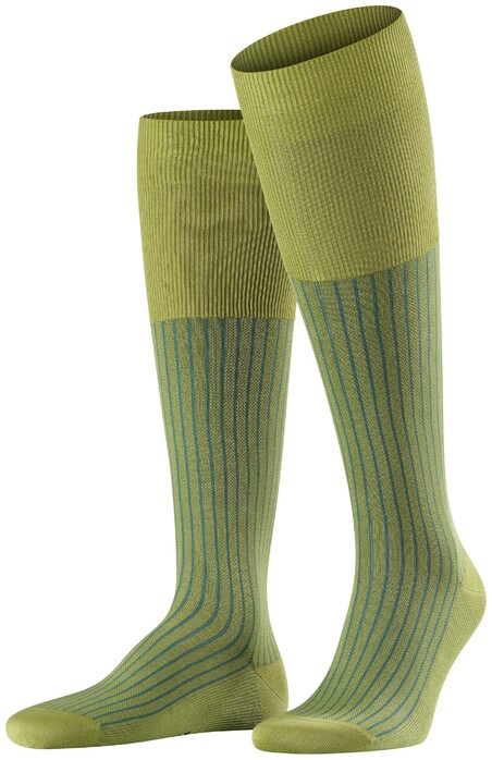 Falke Oxford Stripe Knee-Highs Lime