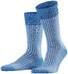Falke Oxford Stripe Socks Linen Blue