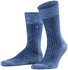 Falke Oxford Stripe Sokken Dusty Blue
