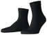 Falke Run Rib Short Socks Black