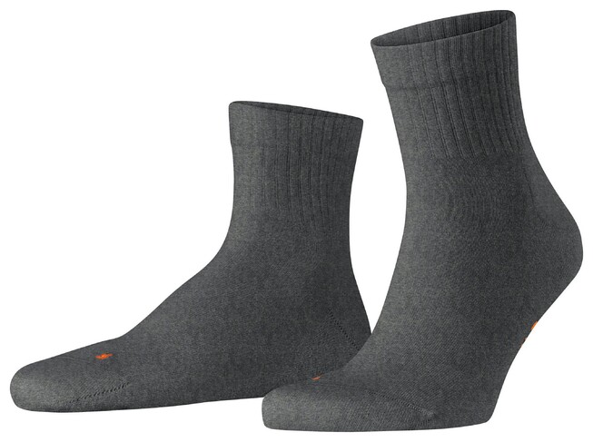 Falke Run Rib Short Socks Dark Gray