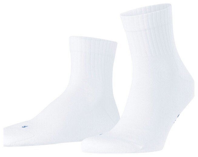 Falke Run Rib Short Socks Sokken Wit