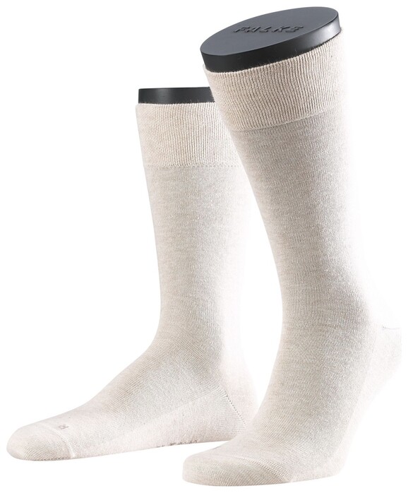 Falke Sensitive London Socks Sokken Licht Zand Melange