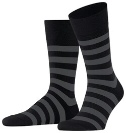 Falke Sensitive Mapped Line Socks Black