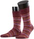 Falke Sensitive Stripe Sock Sokken Mahogany