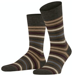 Falke Tinted Stripe Socks Beech
