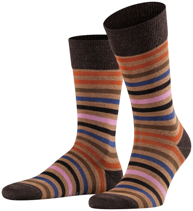 Falke Tinted Stripe Socks Canvas