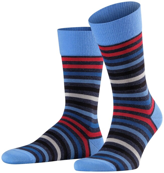 Falke Tinted Stripe Socks Dark Sapphire