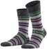 Falke Tinted Stripe Socks Mid Grey Melange