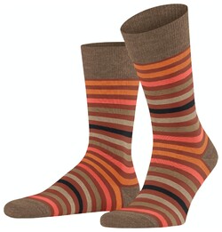 Falke Tinted Stripe Socks Port Royale