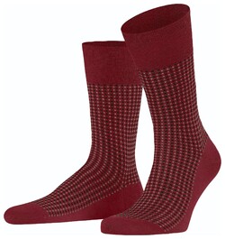 Falke Uptown Tie Socks Scarlet Melange