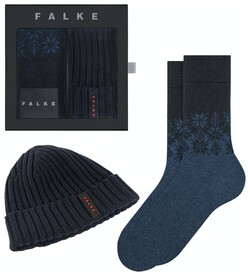 Falke Winter Box Gift Set Socks Dark Navy